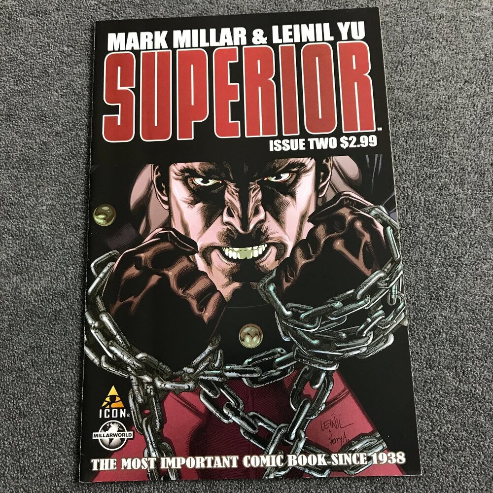 Superior #2 A Mark Millar Leinil Yu VF 2011 Icon Comic